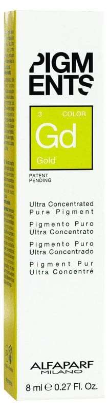 Пигмент-тюбик золотистый .3, PIGMENTS Gold, 8 мл ALFAPARF 014112-1